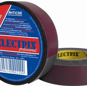 222PIB 19X7.5 TAŚMA IZOLACYJNA SAMOWULKANIZUJĄCA 19MM 7.5M KAUCZUK CZARNY