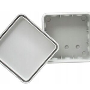 V5 PUSZKA INSTALACYJNA NT 75X75X41 IP54 IK07 PUSTA 12-WLOTOWA Z OSŁABIENIAMI KLIK SZARY