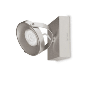 SPUR NIKIEL/ CHROM OPRAWA ŚCIENNA SPOT LED 4.5W WW 3000K 500LM IP20 METAL