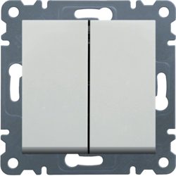 LUMINA SOUL/ INTENSE/ PASSION WHITE MODULE SERIES SWITCH 2X SPRING CLIPS 10AX 250V