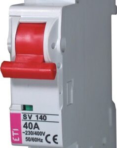 SV 140 ROZŁĄCZNIK IZOLACYJNY 40A 1P 1Z 1M 230/400V AC EVE