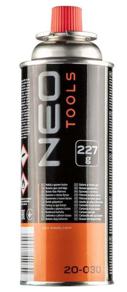 NABÓJ Z GAZEM BUTAN, 227G NEO