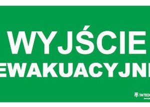 PICTOGRAM 246x123 TMP 13 FOR ONTEC S EMERGENCY EXIT