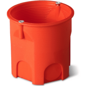 PK-60F LUX PUSZKA INSTALACYJNA PT 1X FI60 IP20 GŁĘBOKA Z WKRĘTAMI CEGLASTY