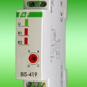 BIS-419 PRZEKAŹNIK IMPULSOWY BISTABILNY 4 FUNKCYJNY TH35 DWA OBWODY STEROWANIA