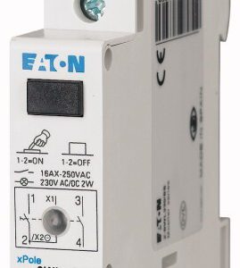 Z-SWL230/SS ŁĄCZNIK MODUŁOWY BEZ SAMOPOWROTU 16A 2Z 1M 230V AC/DC + LED