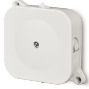 PUSZKA INSTALACYJNA NT 86X86X35 IP42 380 4 DŁAWIKI Z WKŁADEM 4X2.5 BIAŁY