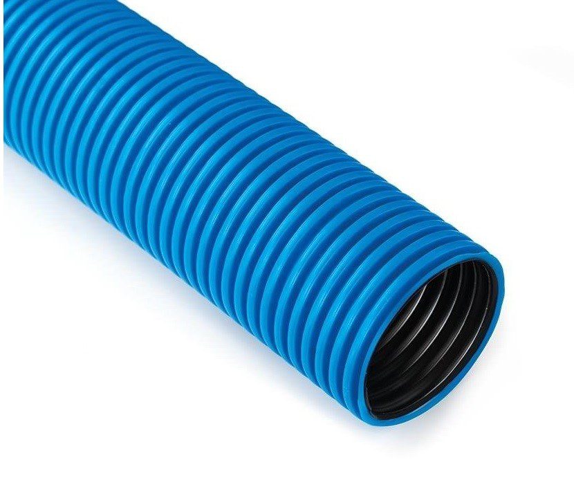QRK160-25 FLEX BLUE CORRUGATED PROTECTIVE TUBE DOUBLE-LAYERED GROUND HDPE FI160/138 450N/5CM