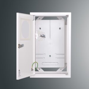 RZ-19NNT3FO ROZDZIELNIA METALOWA LICZNIKOWA NT 3F 400X250X220 IP30 DRZWI ZAMEK/SZYBA BIAŁY