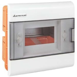 SRP-6 ROZDZIELNIA PLASTIKOWA PT 6M 1X 6M N+PE 190X192X74 IP40 DRZWI DYMNE BIAŁY