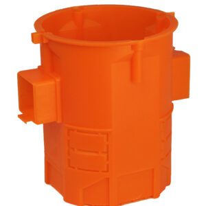 S 60GF PUSZKA INSTALACYJNA PT 1X FI60 80MM EKSTRAGŁĘBOKA SZEREGOWA POMARAŃCZOWY