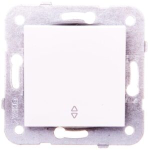 KARRE MODUŁ BIAŁY ŁĄCZNIK UNIWERSALNY 1X ZACISKI SPRĘŻYNOWE 10AX 250V