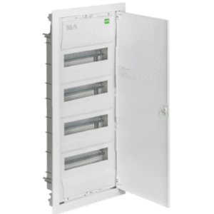 MSF RP ROZDZIELNIA PLASTIKOWA PT 56M 4X 14M N+PE IP30 IK05 728X358X94 DRZWI PEŁNE METAL BIAŁY