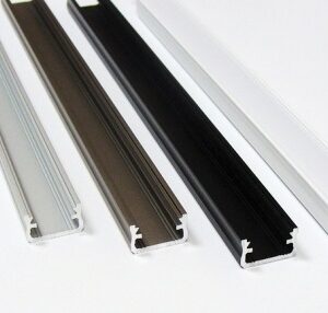 PROFIL LED NT ALUMINIUM ANODOWANE SREBRNY 2020MM+ KLOSZ MLECZNY SLIM