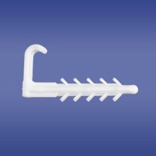 USMPH-2/100 UCHWYT KABLOWY WBIJANY HAKOWY PŁASKI BIAŁY YDYP 2X2.5