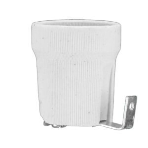 PORCELAIN SOCKET E27 TYPE 426 THICK PLATE