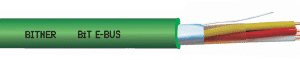 BIT E-BUS 2X2X0.8 ZIELONY KABEL DO TRANSMISJI DANYCH EIB, KNX BĘBEN EKRAN ŻYŁY KOLOROWE