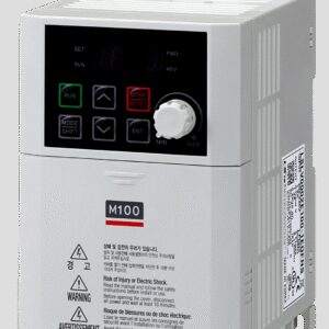 M100 INVERTER 0.37KW 1F IP20 230V AC LED EMC FILTER MOUNTING ON DIN RAIL LS