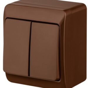 HERMES BRĄZ ŁĄCZNIK NT SERYJNY IP44 ZACISKI ŚRUBOWE 10AX 250V