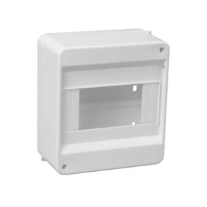 S-6 ROZDZIELNIA PLASTIKOWA NT 6M 1X 6M N+PE IP40 140X130X66 BEZ DRZWI BIAŁY