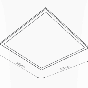 VICO LED BIAŁY OPRAWA PANEL LED PT 36W 230V 840 NW 4000K 3400LM 600X600 IP20 120ST AL PS