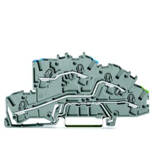 TOPJOBS ZŁĄCZKA PIĘTROWA od 2,5 do 4.0 MM2 N/L/PE SZARA