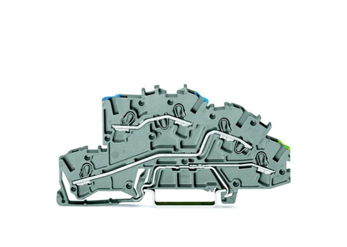 TOPJOBS ZŁĄCZKA PIĘTROWA od 2,5 do 4.0 MM2 N/L/PE SZARA