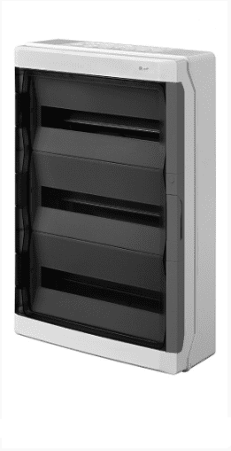 GALANT PLUS ROZDZIELNIA PLASTIKOWA NT 54M 3X 18M N+PE IP65 IK08 638X432X160 DRZWI DYMNE SZARY