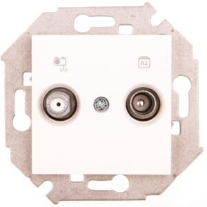 KARRE MODUŁ BIAŁY GNIAZDO TV-SAT KOŃCOWE