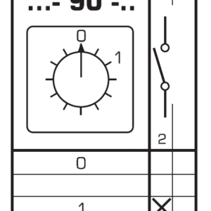 4G10-90-PK R014 0-1 CURVED SWITCH OB 1-POLE 10A