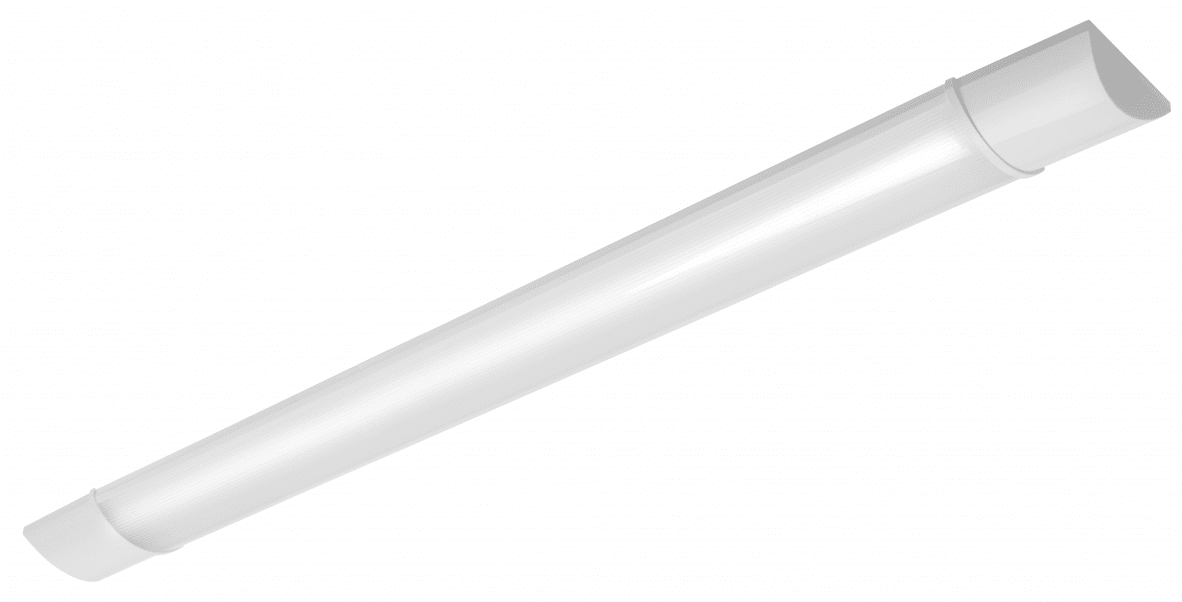 KELIO BIAŁY OPRAWA LINIOWA KLOSZOWA BELKA LED 36W NW 4000K 3600LM PF0.5 IP40 1200MM