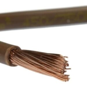 H07V-K LGY 4.0 BROWN SINGLE-CORE FLEXIBLE CABLE 450/750V CLASS 5