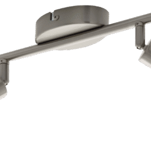 VEDRA NIKIEL MAT/ BIAŁY/ PRZEZROCZYSTY OPRAWA SUFITOWA SPOT NT LED 2X 3.5W WW 3000K 760LM STAL/SZKŁO