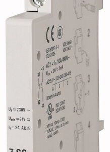 Z-SC AUXILIARY CONTACT 3A 1Z+1R 0.5M 24-230V AC/DC SIDE MOUNTING