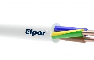 YDY 4X 2.5 ŻO WHITE INSTALLATION CABLE ROUND WIRE 450/750V CLASS 1 DRUM