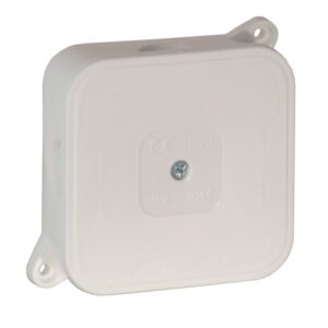 VP-2 PUSZKA INSTALACYJNA NT 85X85X35 IP44 IK07 PUSTA 4-WLOTOWA DŁAWIKI GUMOWE BIAŁY