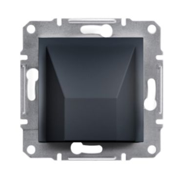 Schneider Electric Asfora, wypust kablowy bez ramki, antracyt, EPH5500171