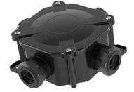 11P A.0035C PUSZKA INSTALACYJNA NT 75X75X33 IP67 PG16 Z ZACISKAMI 5X4.0 CZARNY