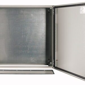 CS 66/200 OBUDOWA METALOWA NT 600X600X200 DRZWI PEŁNE Z PŁYTĄ IP65 SZARY