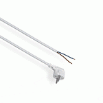 PZ1.5-01.5-1 BIAŁY SZNUR PRZYŁĄCZENIOWY 1.5M H05VV-F 3X1.5 OKRĄGŁY WTYCZKA KĄTOWA UNISCHUKO