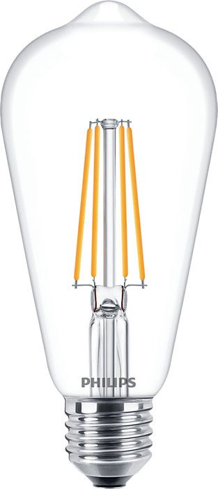 COREPRO ŻARÓWKA LED BULB FILAMENT 7W/ 60W E27 PRZEZROCZYSTA SZKŁO 827 WW 2700K 806LM ST64