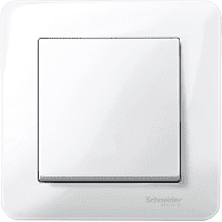 Schneider Electric Merten, System M, single switch, polar white, MTN432119