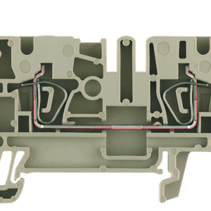 ZDU  2.5 ZŁĄCZKA PRZELOTOWA SPRĘŻYNOWA BEŻ