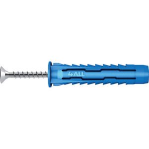 R-S3-4ALL-08+/10 4ALL UNIVERSAL PLUG WITH SCREW 10 PCS RAWLPLUG