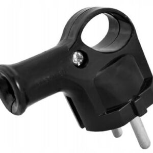 WT-40-2 WTYCZKA KĄTOWA OKRĄGŁA Z UCHWYTEM UNISCHUKO 1X Z/U 16A CZARNY