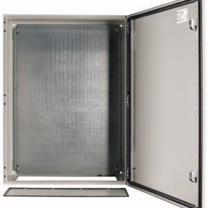 CS 86/250 OBUDOWA METALOWA NT 800X600X250 DRZWI PEŁNE Z PŁYTĄ IP65 SZARY