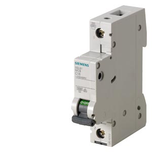5SL MINIATURE CIRCUIT BREAKER C 10A 1P 1M 6KA