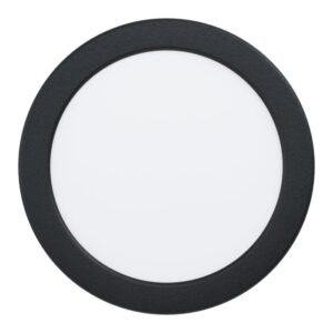 FUEVA 5 CZARNY/ BIAŁY OPRAWA SUFITOWA OKRĄGŁA PT LED 11W NW 4000K 1350LM IP20 STAL/ TWORZYWO