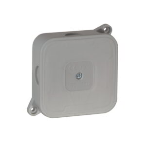 VP-2 INSTALLATION BOX NT 85X85X35 IP44 IK07 EMPTY 4-ENTRY RUBBER GROMMETS GRAY