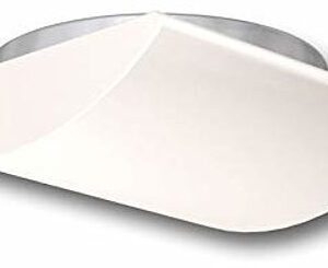 RS 107 L BIAŁY OPRAWA SUFITOWA PLAFON 2X G9/ 40W IP44 8M 360ST + CZUJNIK RUCHU SZKŁO OPAL